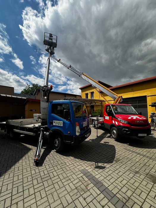 Zwyżka podnośnik koszowy wynajem od 12m do 35m działamy 24h