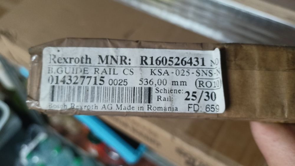 Rexroth nowe łożyska liniowe