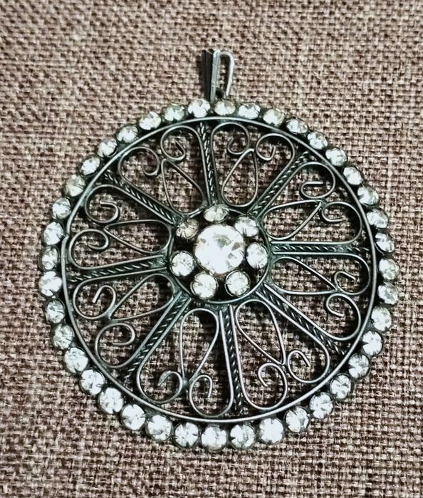 Подвеска, кулон серебро 875 проба