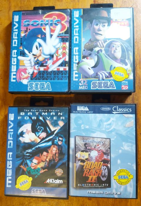 Jogos Mega Drive.