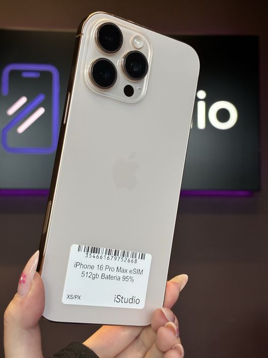 iPhone 16 Pro Max 512GB Tytan Pustynny– Stan bardzo dobry – Raty 0% – Wysyłka / Odbiór Warszawa