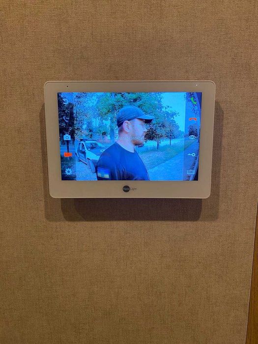 Комплект домофона Установка