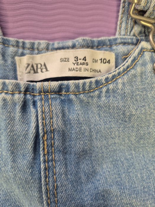 Ogrodniczki marki zara rozmiar 104