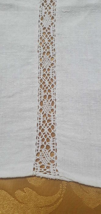 Lote 3 toalhas mesa linho antigo tear VINTAGE