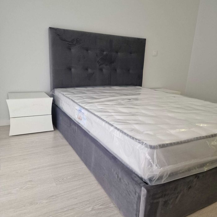 Camas de Casal Estofadas de Luxo 199€ Disp. em Várias Cores! 190x140m!