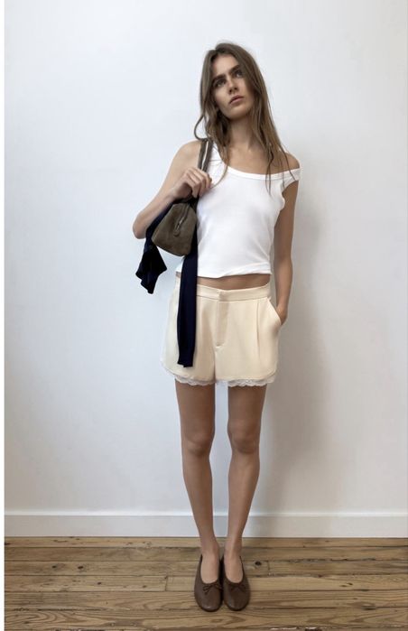 Сатиновые шорты Zara