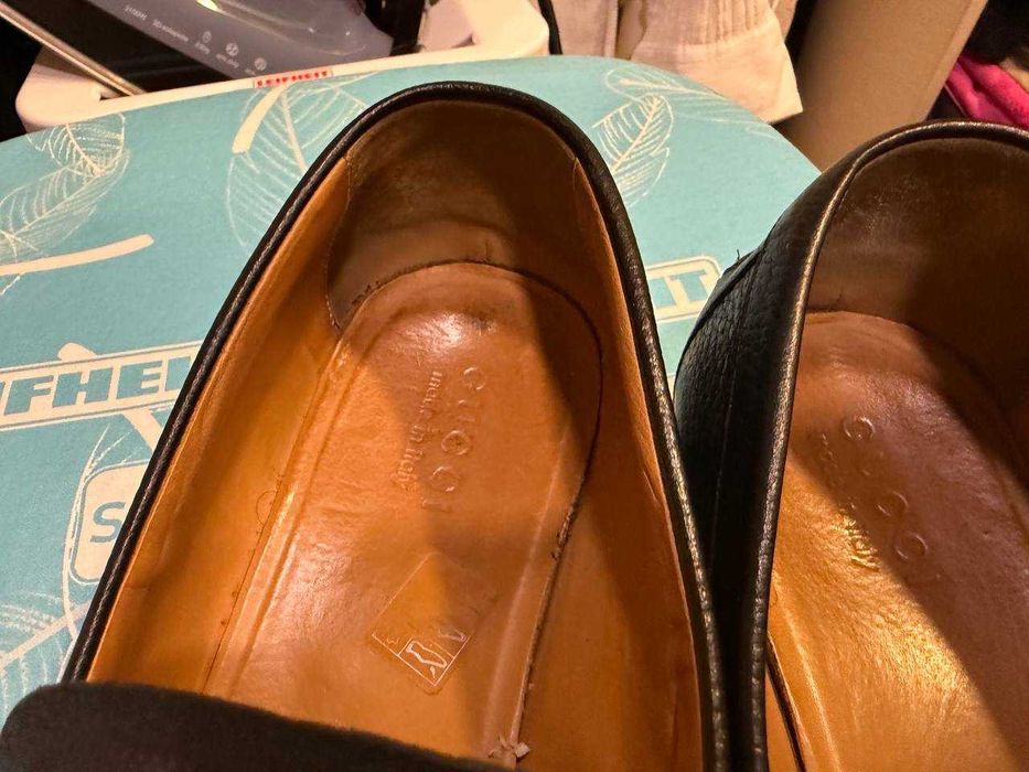 лофери шкіряні чоловічі GUCCI Web Horsebit Jordaan