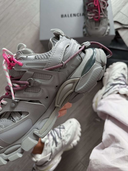 SALE! Balenciaga Track Trail Laces Grey Pink 36 37 38 39 40 41