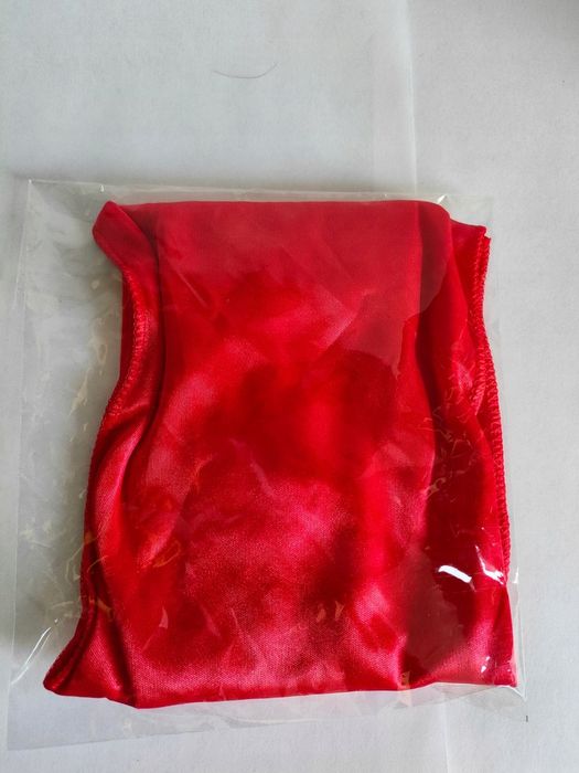 Chusta Durag bandana na głowę czerwona