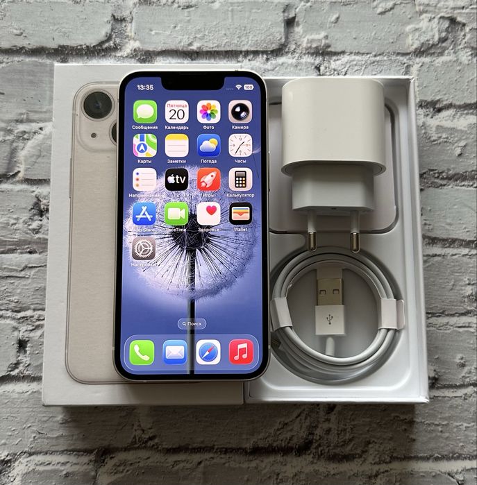 iPhone 13 Mini 256ГБ Starlight neverlock