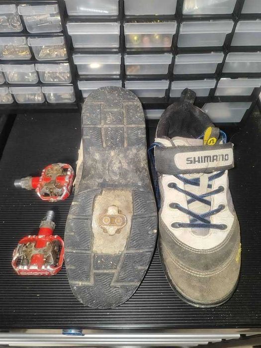 SPD Scott e sapatilhas Shimano 40