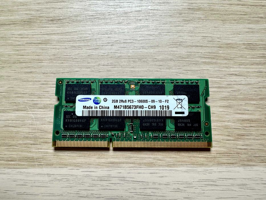 RAM Samsung 2GB DDR3 PC3 10600S 09 10 F2 – sprawna, testowana