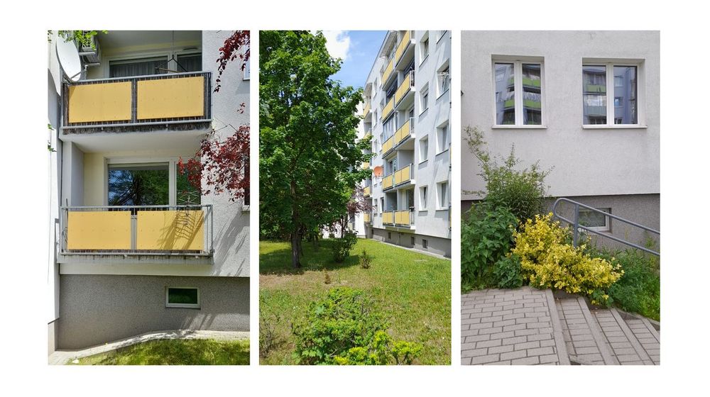 Przytulne, 3 pokojowe mieszkanie z balkonem, wysoki parter, 50m2