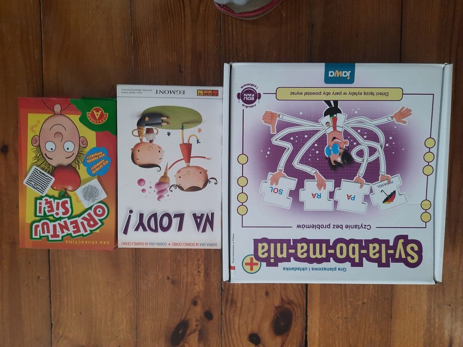 Trzy gry dla dzieci od 4 lat