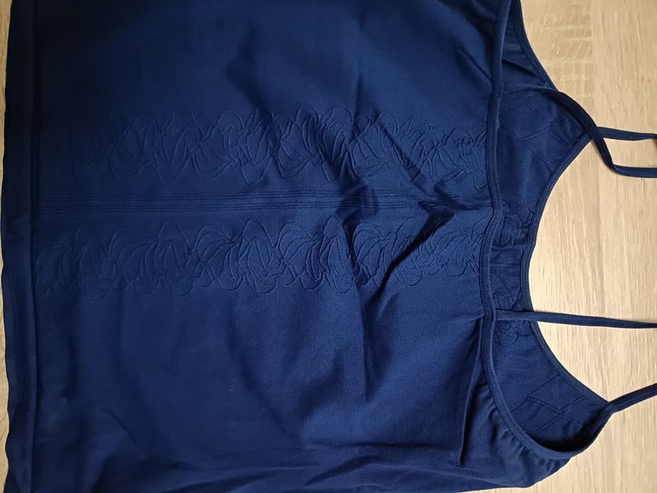 Top biały damski  pod żakiet L/XL oraz granatowy