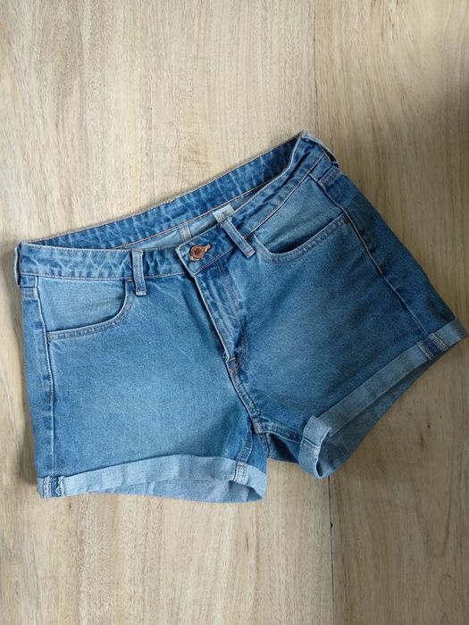 Krótkie spodenki szorty mom jeans rozmiar 36