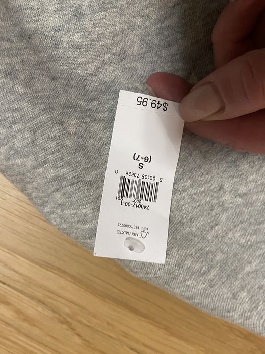 Szara rozpinana bluza gap