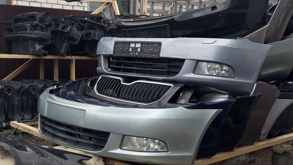 Бампер передній Skoda Octavia A5 А7 рестайліг FL бампер шкода а5 Суперб 2 рест Розборка