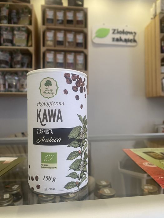 Ekologiczna Kawa Ziarnista ARABICA BIO 150g - Dary Natury