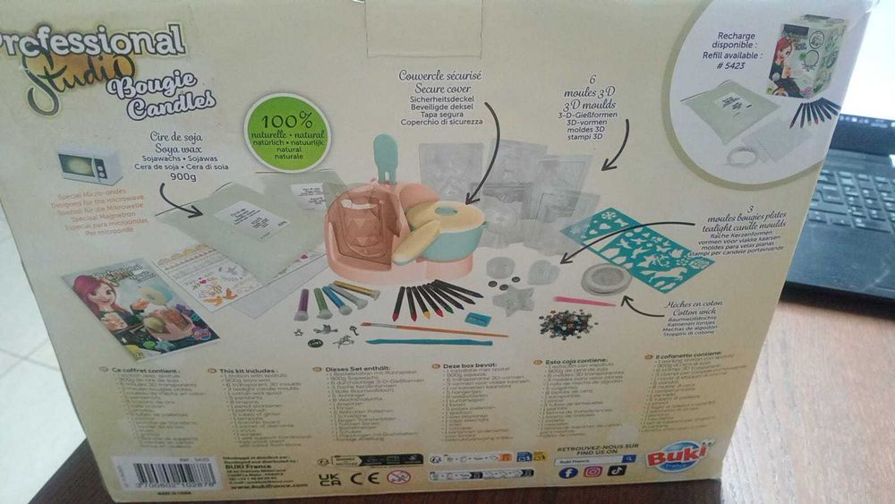 Buki France 5420 Professional Studio Velas Kit Criativo Infantil