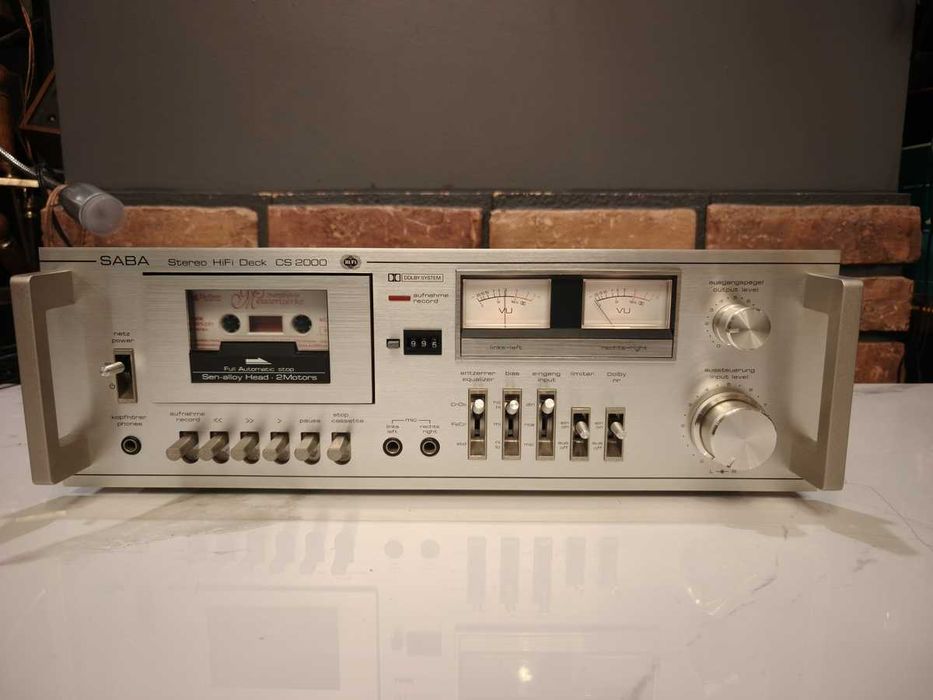 SABA CS 2000 Rzadki magnetofon kasetowy VINTAGE ! Do serwisu