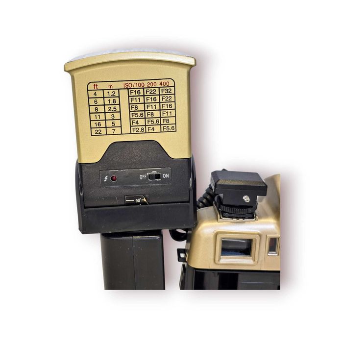 Máquina Fotográfica Olympia NK4040 Flash/Punho– Analógica 35mm Vintage