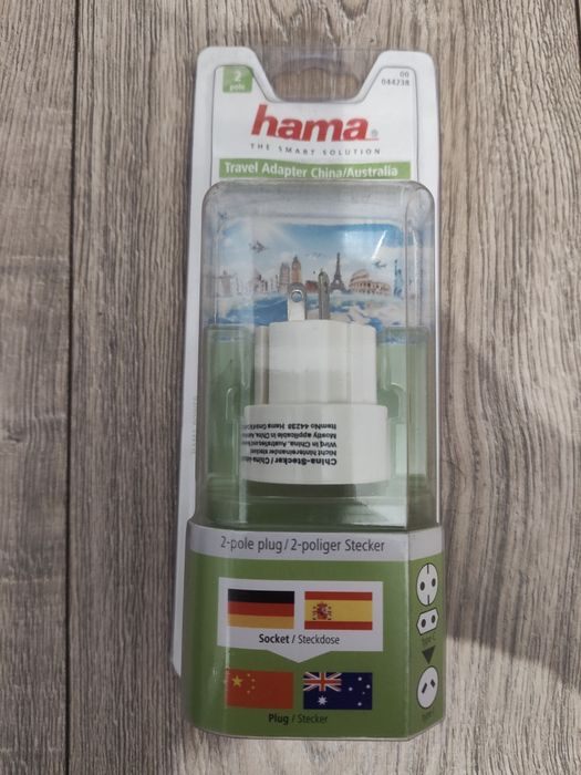 Travel adapter z niemieckiego/hiszpańskiego na chiński i Australijski