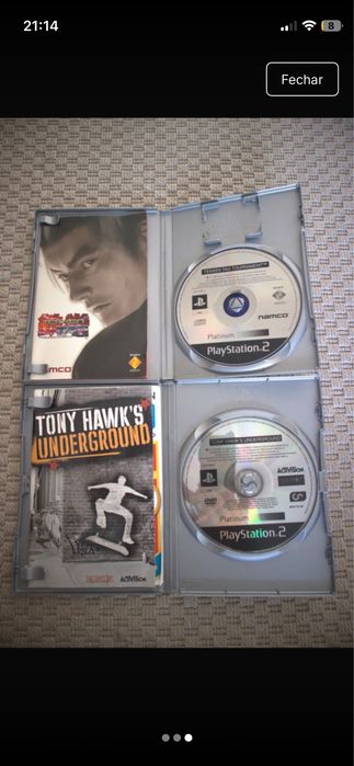 Jogos PS2 Platinum – Tekken Tag Tournament + Tony Hawk's Underground