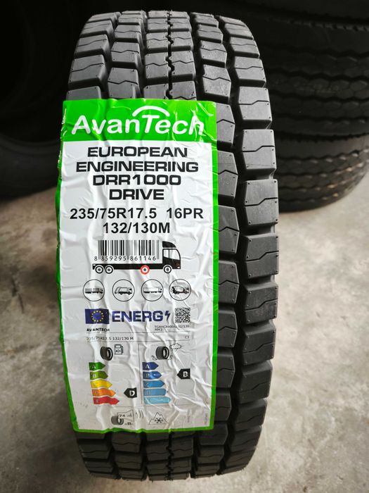 NOWE opony 235/75R17.5 Avantech DRR1000 - MEGA JAKOŚĆ - c. brutto