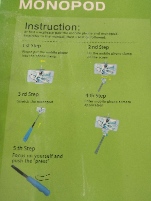 Bolsa de Cintura Desportiva, Hama + Bastão Selfie Bluetooth Extensível