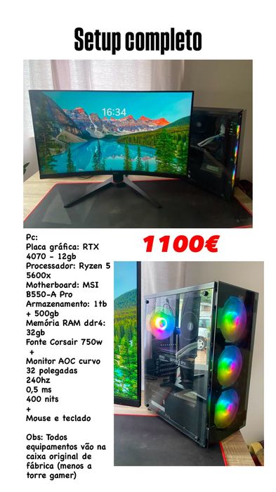 Setup Gamer Completo