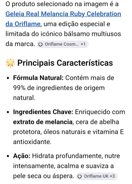 Geleia Real Melancia Ruby Celebration 10.5ml Oriflame
