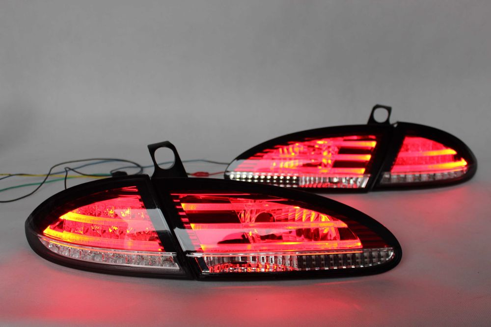 Lampy światła tył tylne SEAT LEON 2 II 05-09 LED BAR NEON RED NOWE
