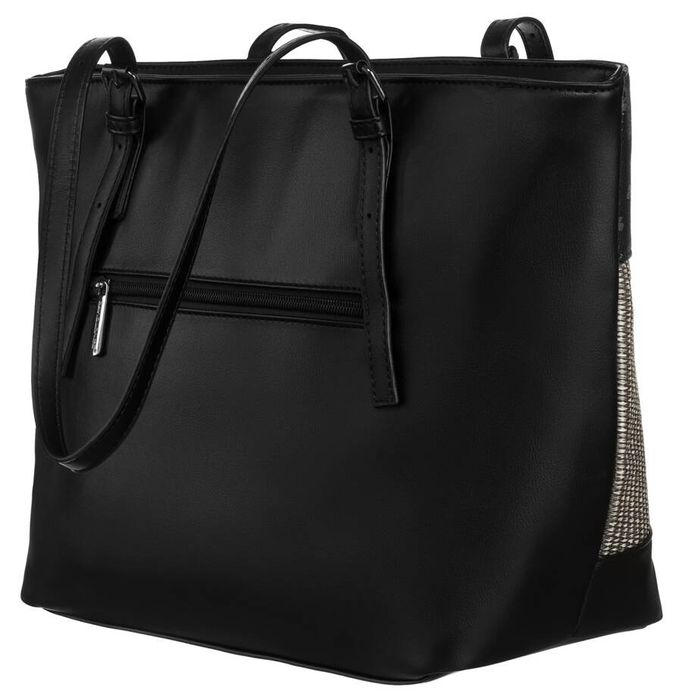 duża shopperka damska na regulowanych uchwytach - david jones