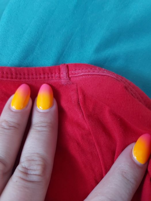 95% Bawełna Czerwona bluzka damska na ramiączkach bokserka gładka L 40