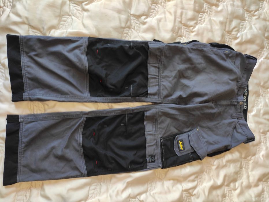 Męskie spodnie robocze dekarskie Snickers Canvas 3314 r. 48 jak new