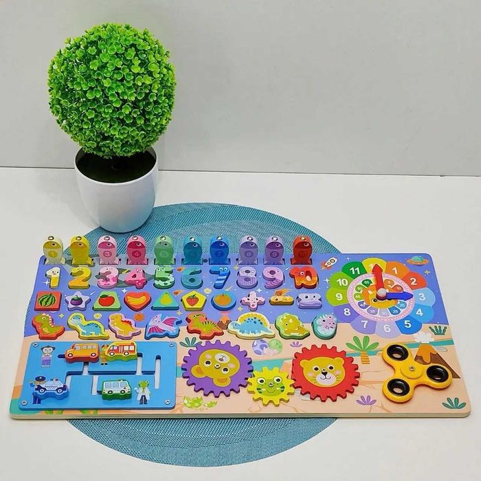 Логічна дошка WToys логисечкая доска лабіринт магнітна рибалка (53482)