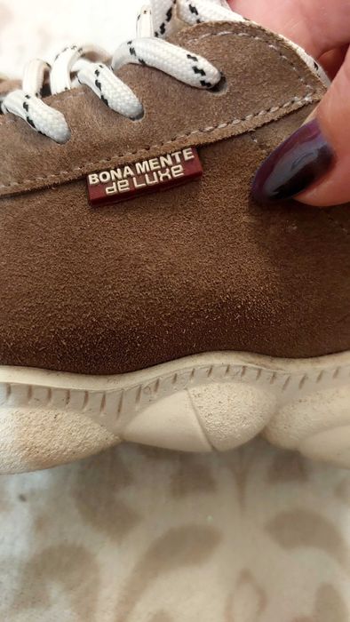 Кросовки натуральная замша