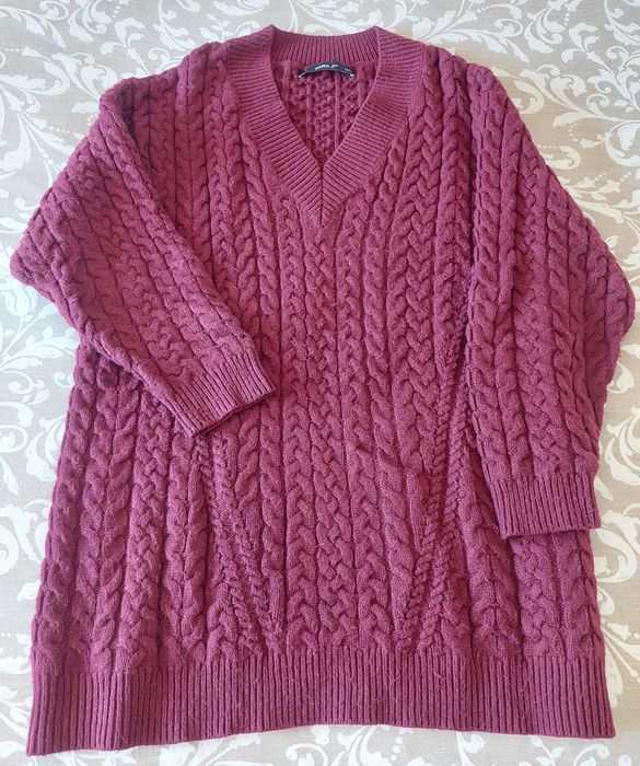 Camisola/Vestido Malha Bordô