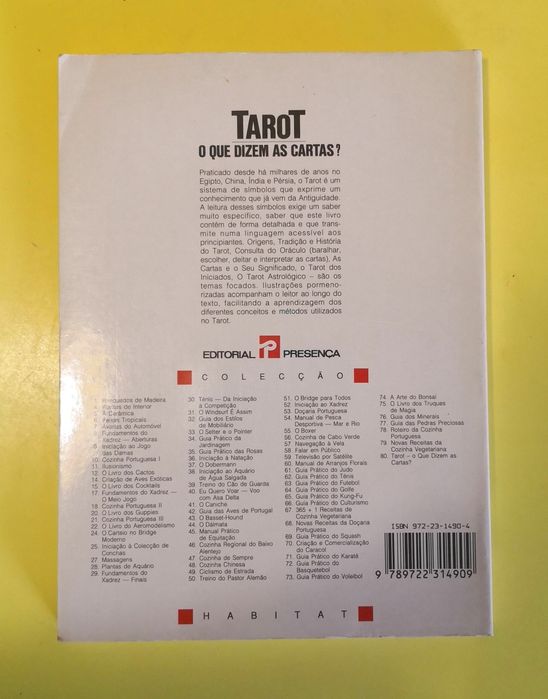 Livro "Tarot - o que dizem as cartas?"