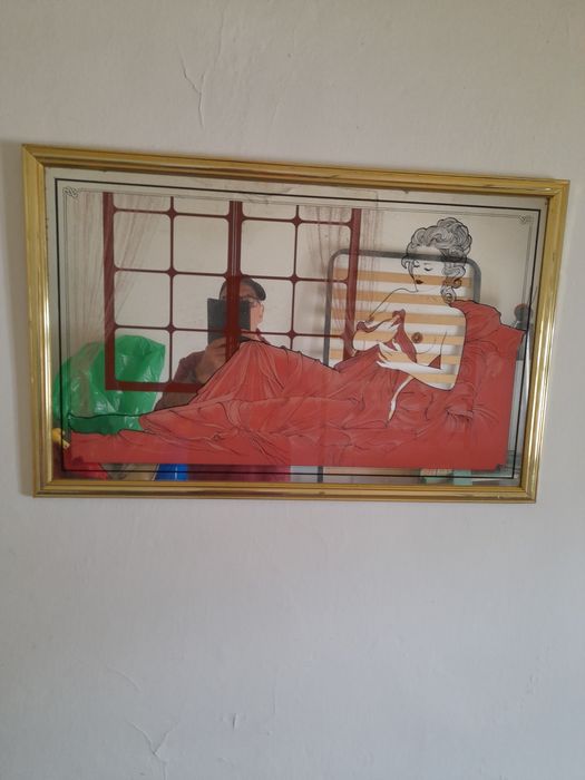 Quadro espelhado  em bom estado