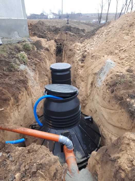 Montaż oczyszczalni przydomowych, brukarstwo, roboty ziemne