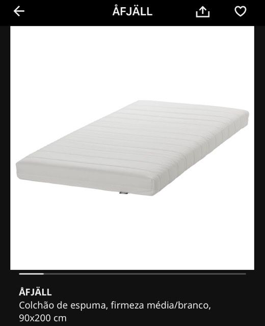 Cama alta / Beliche ikea Vitval para venda