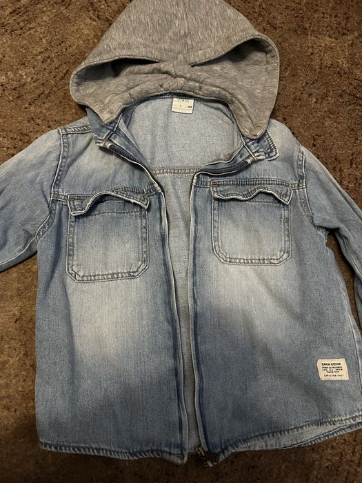 Джинсова сорочка рубашка Zara  122см 7 років