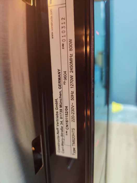 Вбудована мікрохвильова піч Siemens™ Constructa.  Oригінал з Німеччини