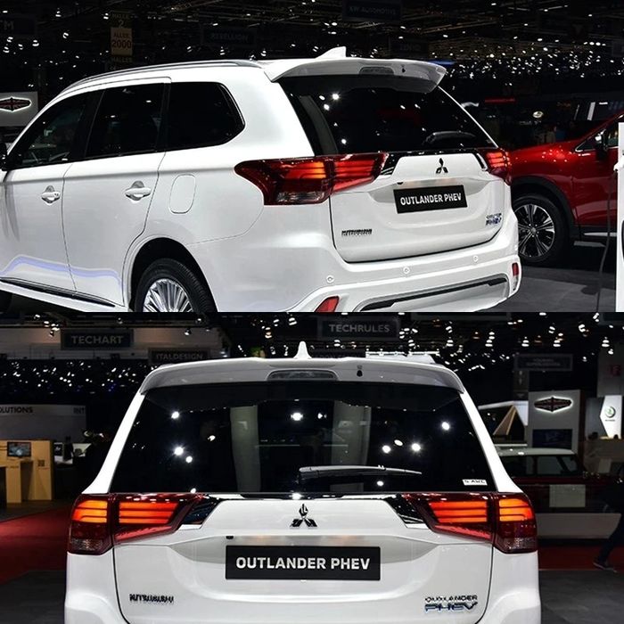 Спойлер MZ575333EX Mitsubishi Outlander 3 2013-2020 ABS чорний X42