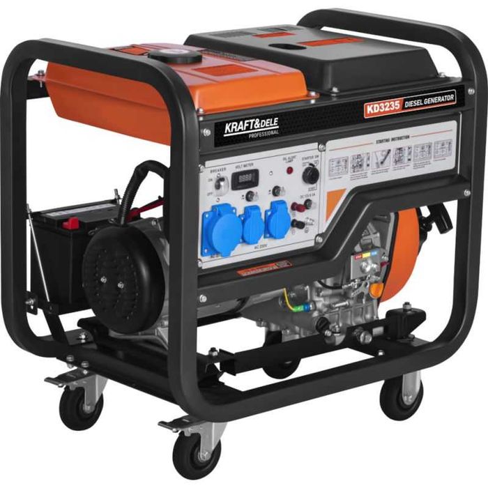 Agregat Prądotwórczy 8kW 230V Generator Diesel New Mod Jakość *