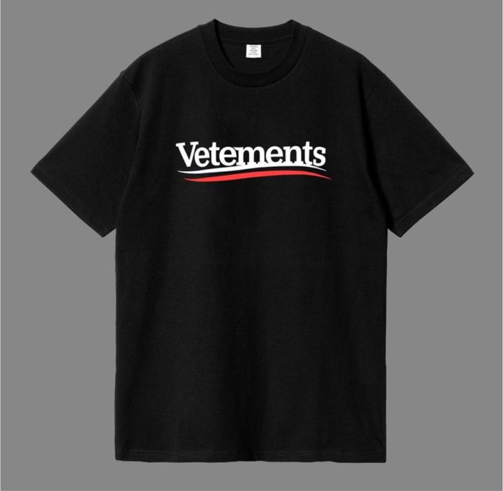 Мужские футболки Vetements HELLO Logo унисекс  Ветементс Ветмо