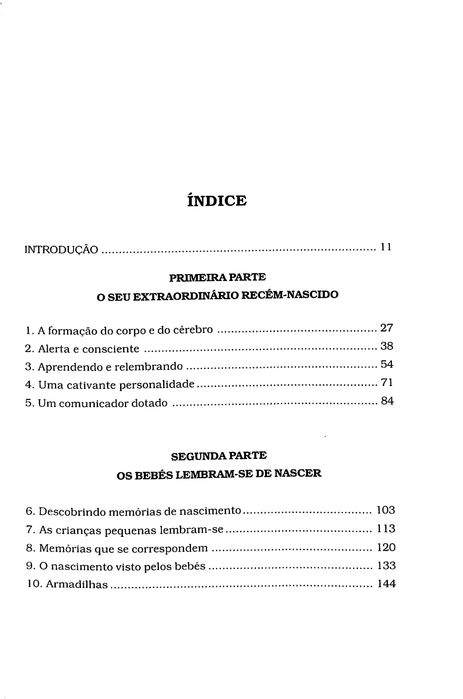 "A mente do seu recém-nascido" de David Chamberlain [Novo]