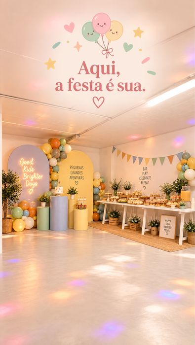 Espaço de festas infantis | Venda do Pinheiro